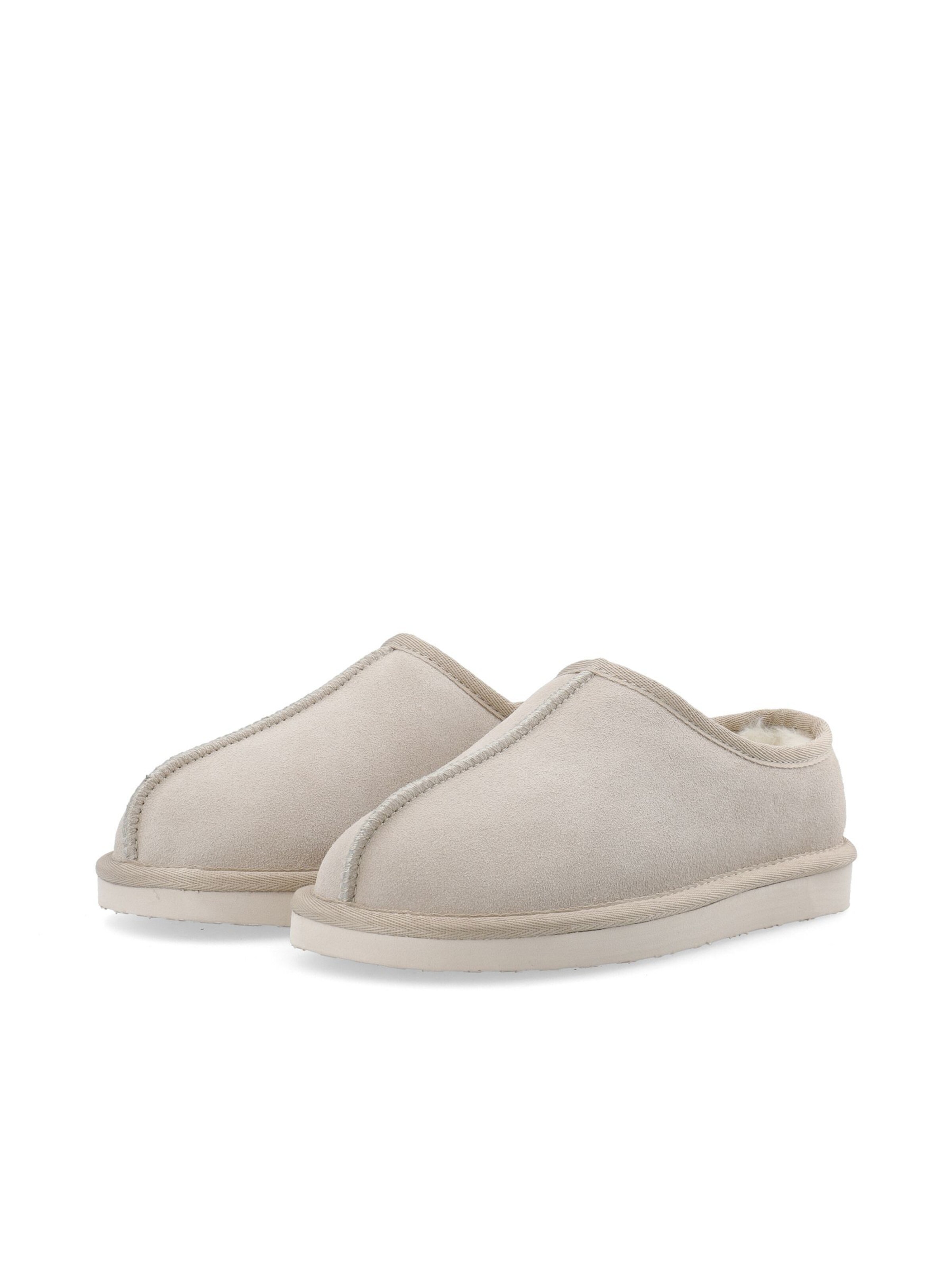 Bianco Slipper 'SNOW' in Beige