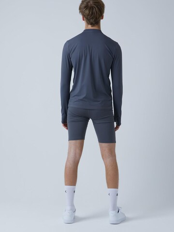 SPORTKIND Slimfit Sporthose 'Short Tights mit Taschen'‌‌‌‌‌‌‌‌‌ in Grau
