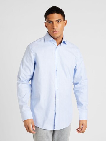 Coupe regular Chemise business SEIDENSTICKER en bleu : devant