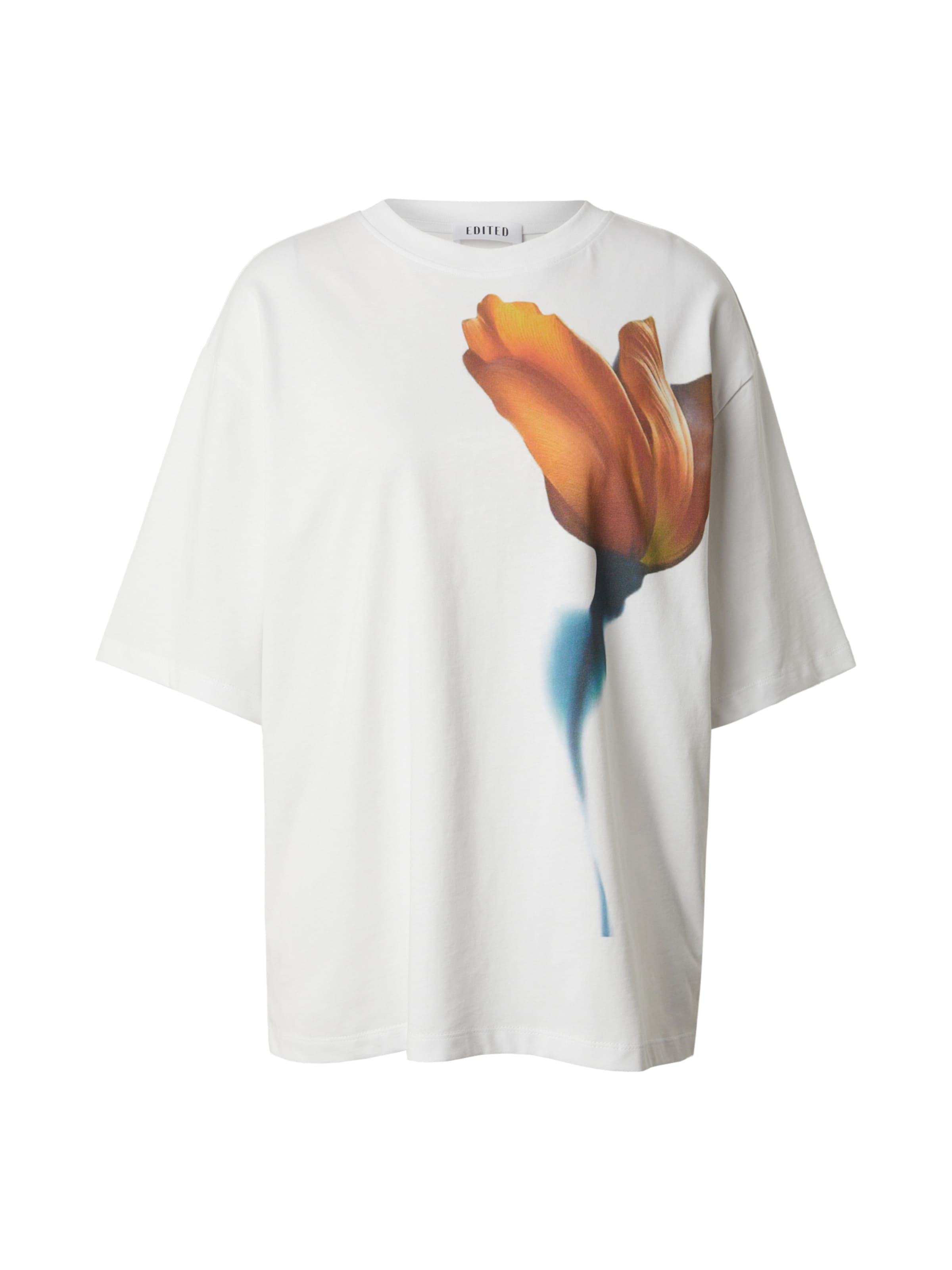 EDITED Oversized bluse 'Xia' i hvid: forside