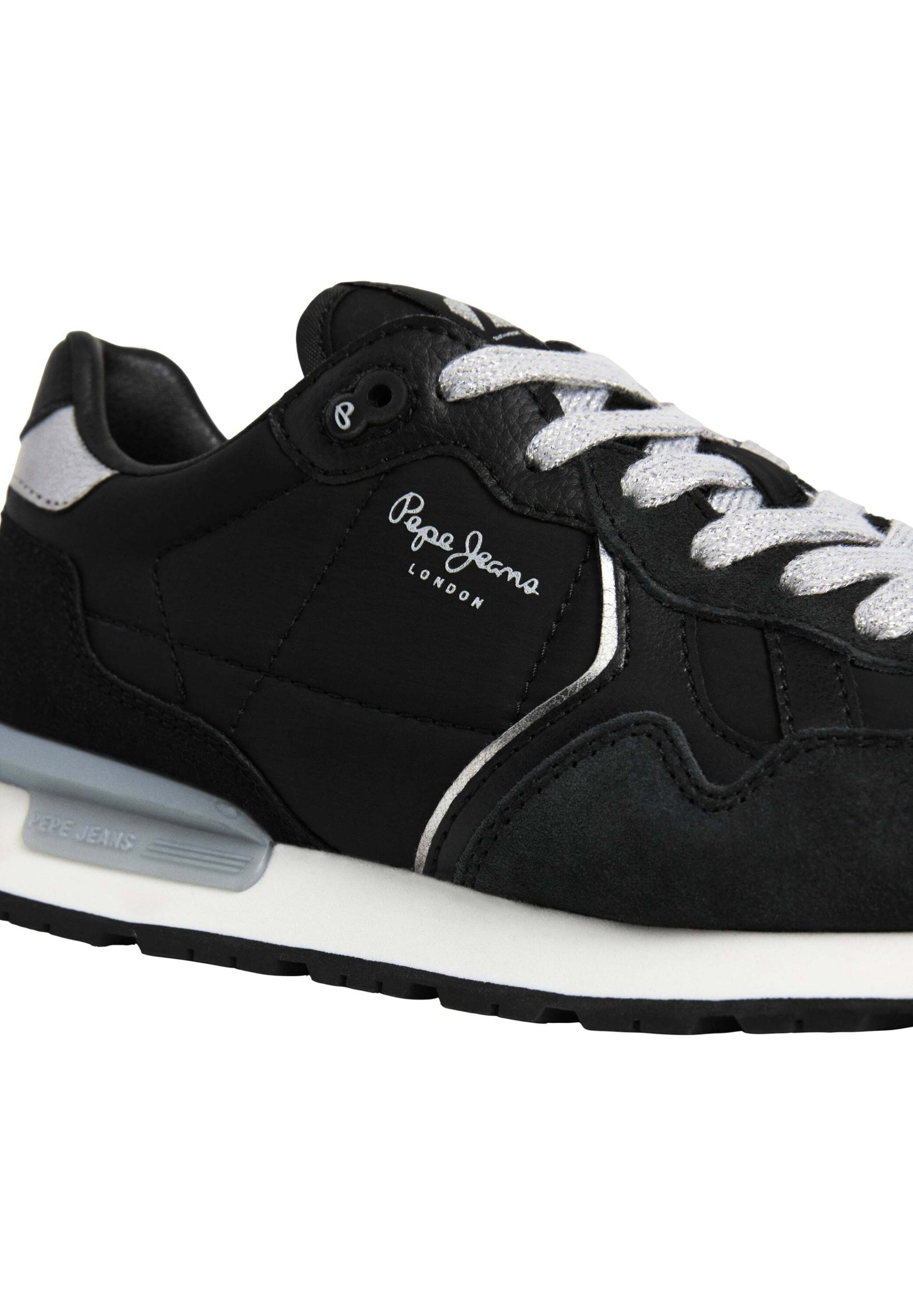 Sneaker bassa 'Brit Elite' di Pepe Jeans in nero
