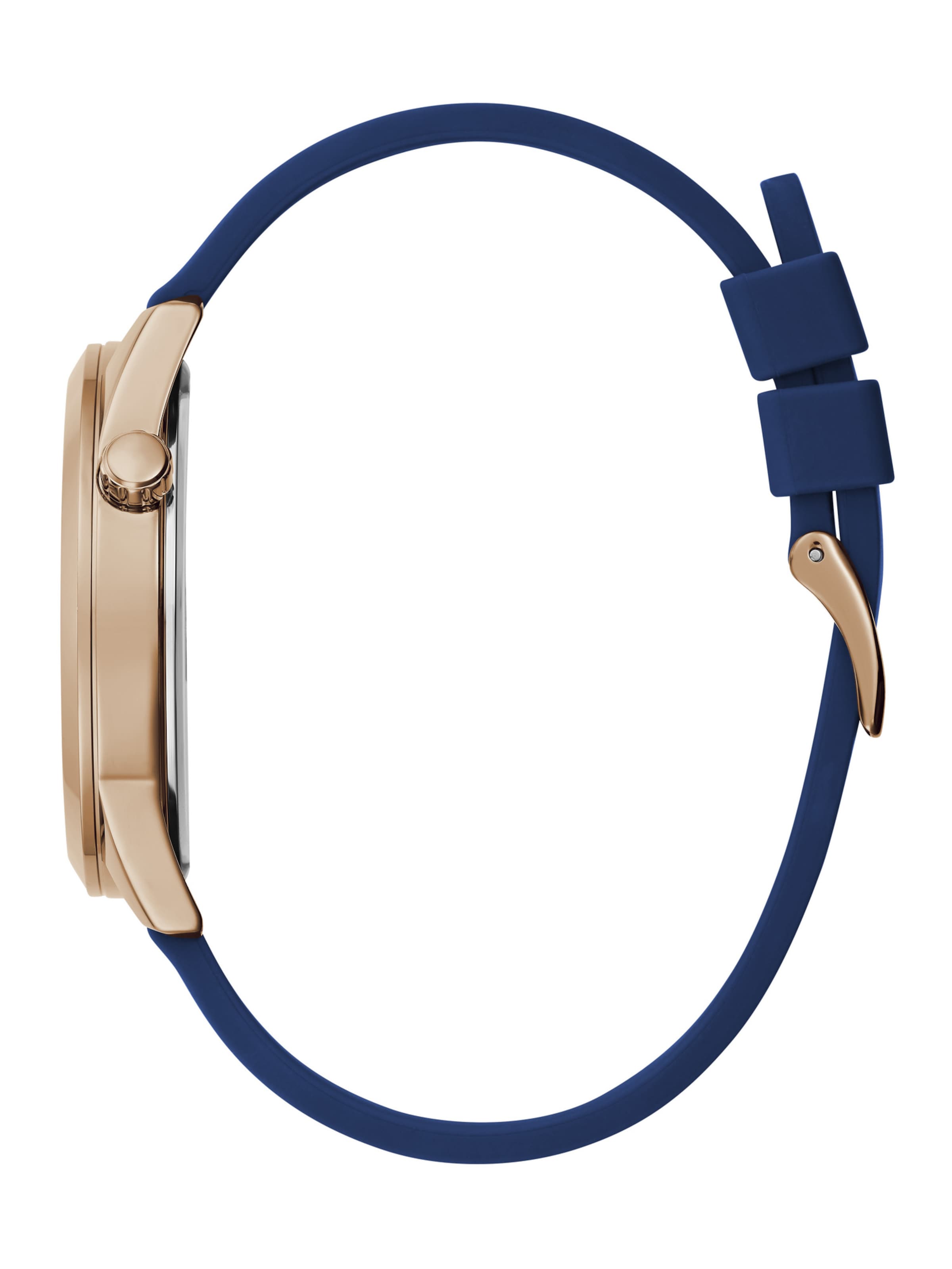 GUESS Analoog horloge 'MAX ' in Blauw