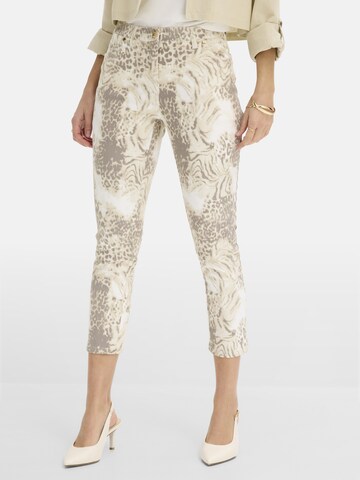 Slimfit Pantaloni di bonprix in beige: frontale