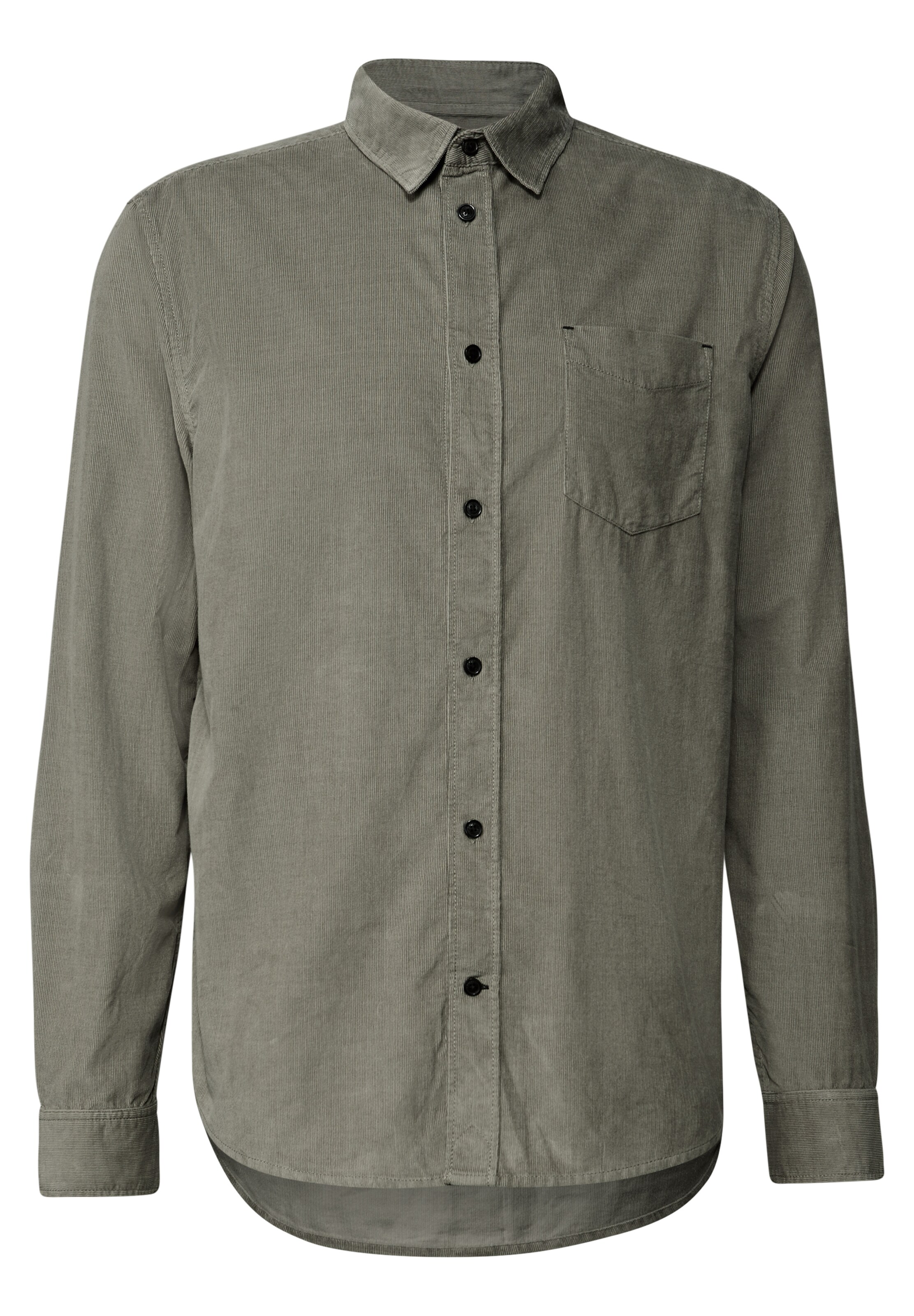 Street One MEN Button Up Shirt in Green: front