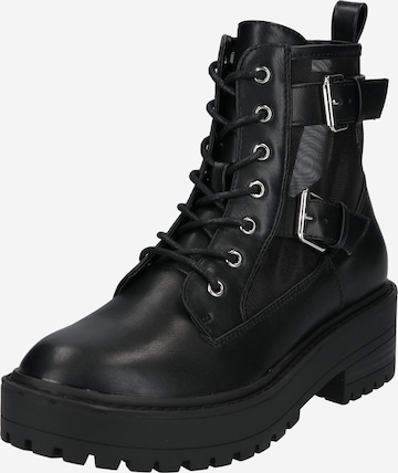 ONLY Lace-Up Ankle Boots 'BRANDY-10' in Black: front