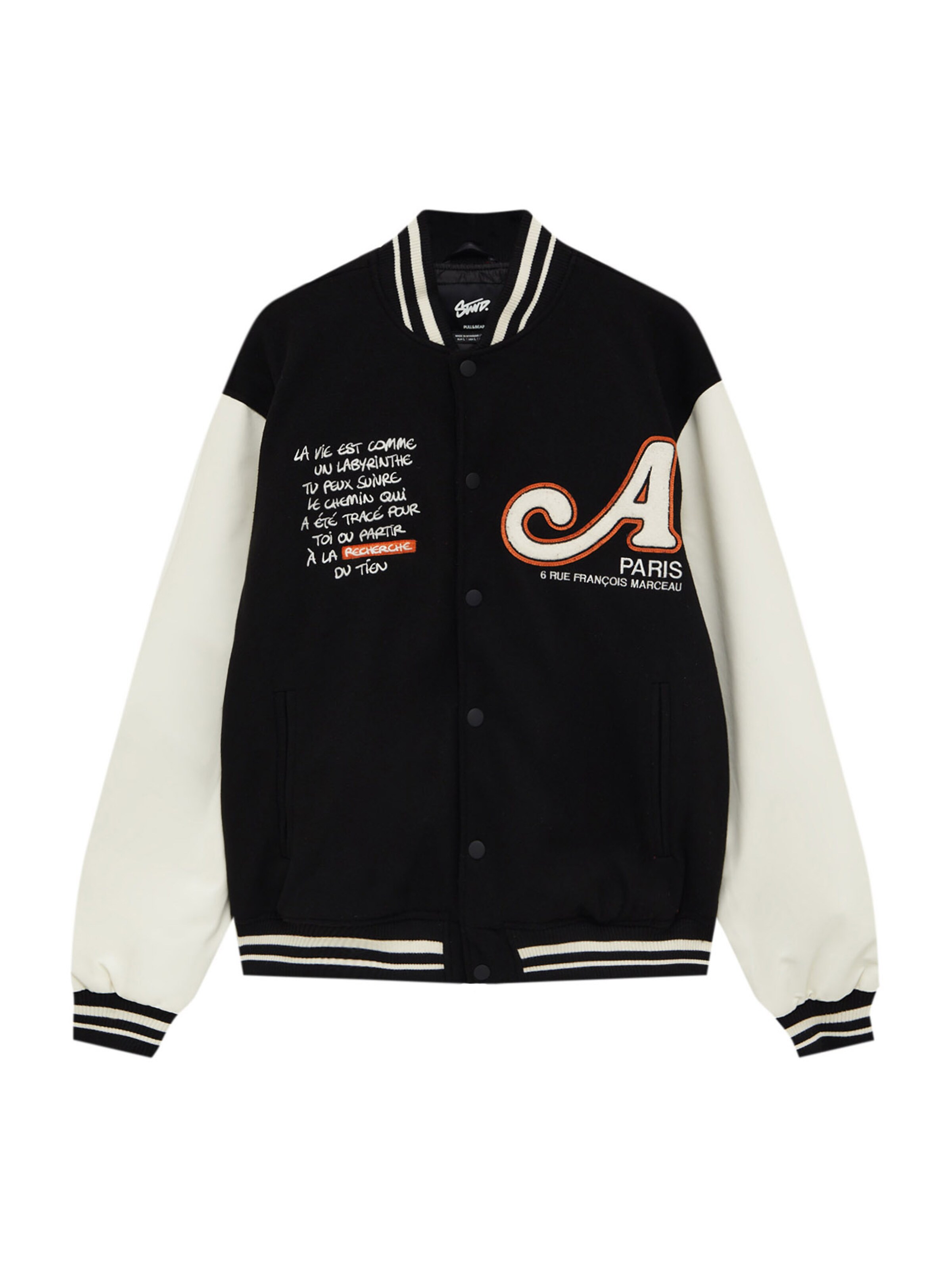 Pull Bear Between Season Jacket in Carmine Red ABOUT YOU