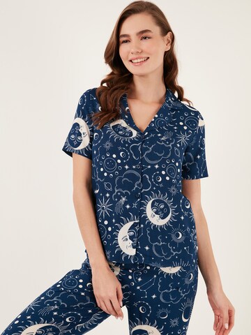 LELA Pyjama in Blau
