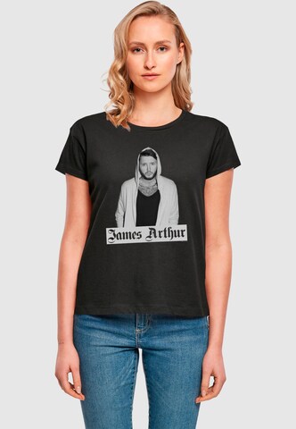 Merchcode Shirt 'James Arthur - Tour' in Black: front