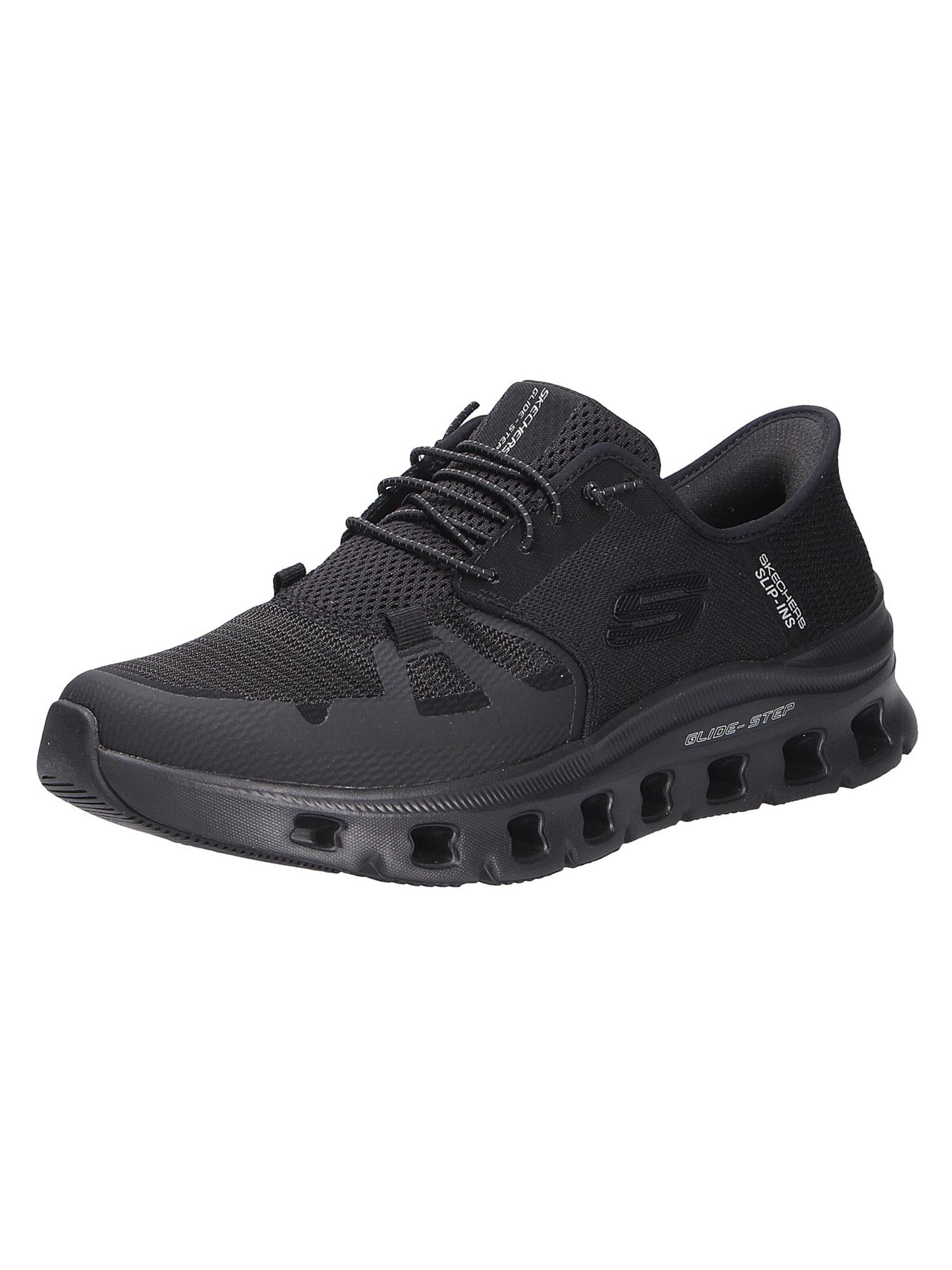 SKECHERS Platform trainers 'Skechers Glide-step Pro' in Black: front