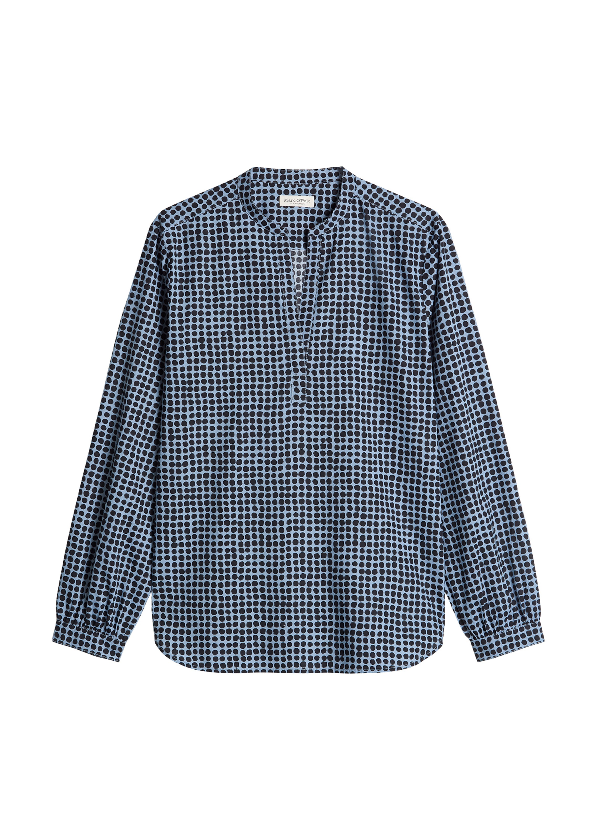 Marc O'Polo Bluse in Blau: Vorderseite