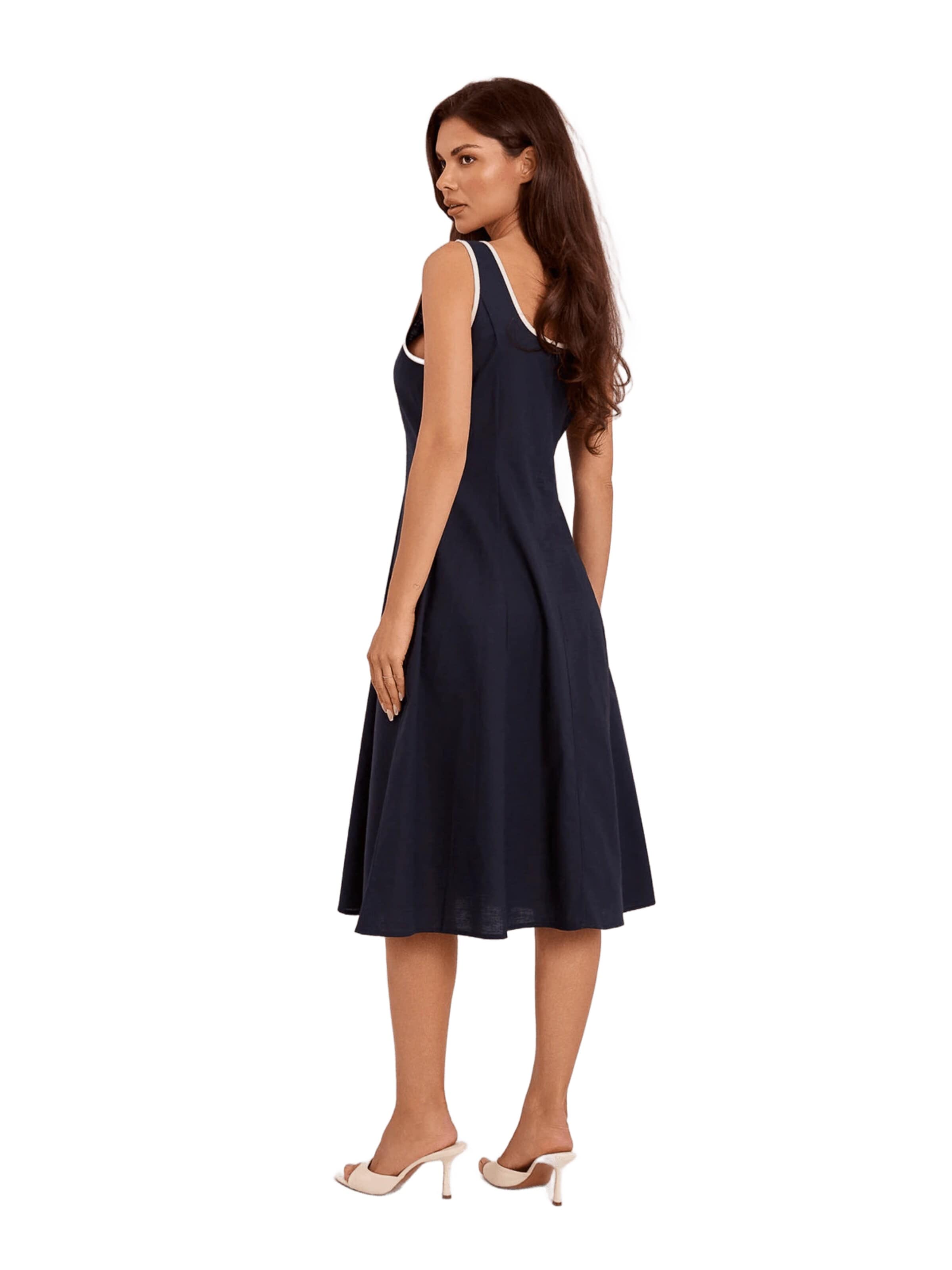 italy moda Dress in Blue