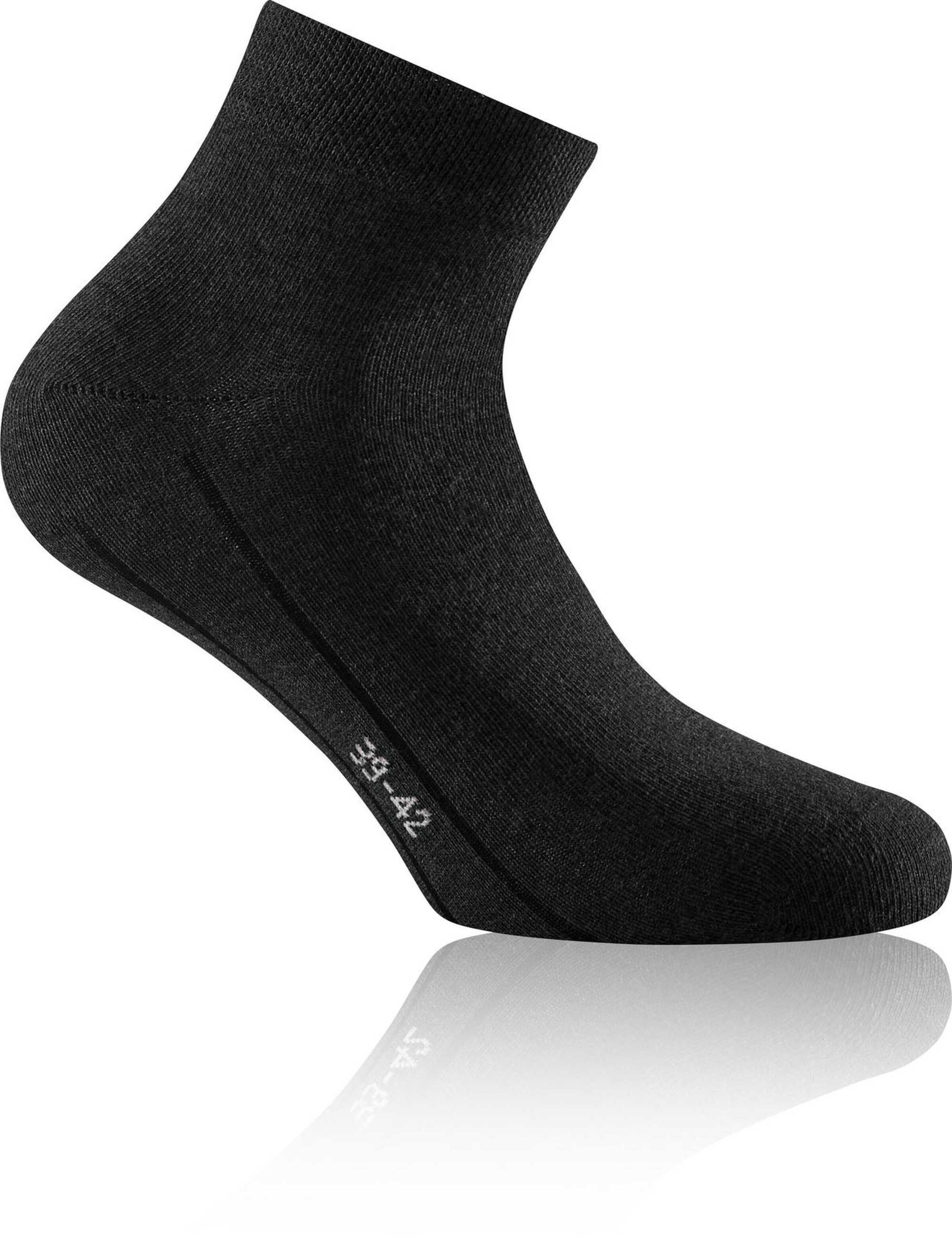 Rohner Basic Socken in Schwarz