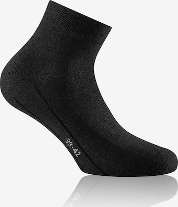 Rohner Socks Sokken in Zwart: voorkant