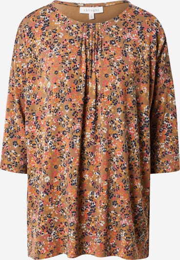 Thought Shirt 'ANTONIA' in braun / mischfarben, Produktansicht