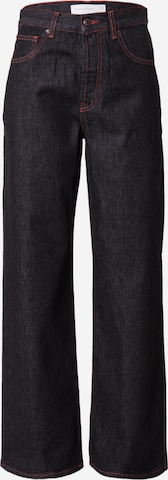 TOPSHOP Loose fit Jeans in Black: front