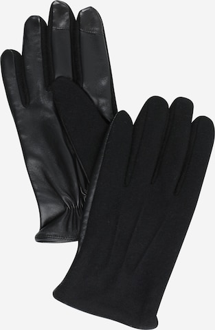 NN07 Full Finger Gloves '9077' in Black: front