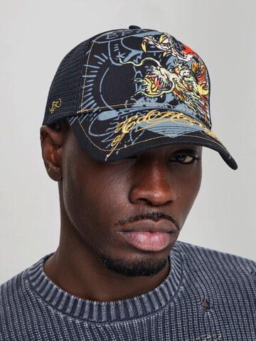 Casquette Ed Hardy en noir : devant