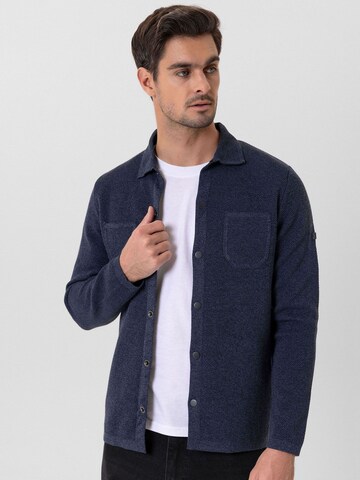 Vestes en maille 'Erick' Jacey Quinn en bleu : devant