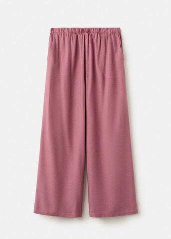 MANGO TEEN Wide leg Pants in Pink