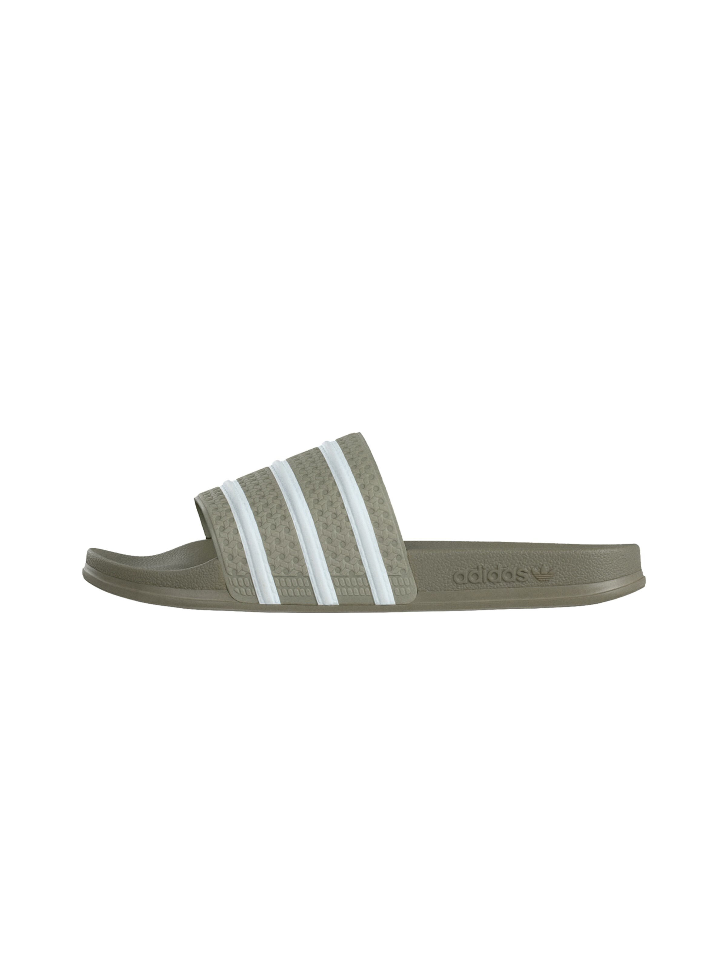 ADIDAS ORIGINALS Пантолеты 'ADILETTE' в Зеленый: спереди
