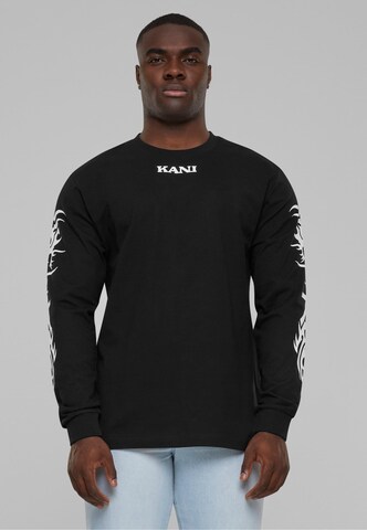 Karl Kani T-shirt 'Small Retro Tribal' i svart: framsida