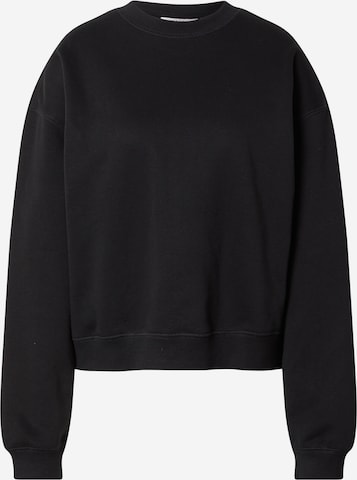 Sweat-shirt 'Essence Standard' WEEKDAY en noir : devant