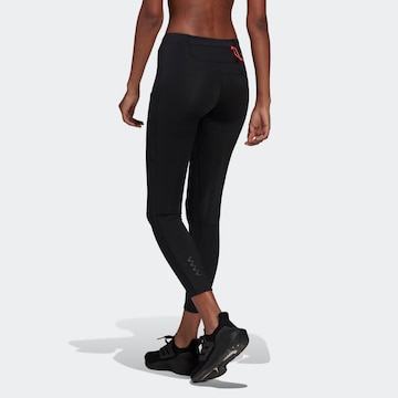 Skinny Pantaloni sport 'Fast Impact' de la ADIDAS SPORTSWEAR pe negru
