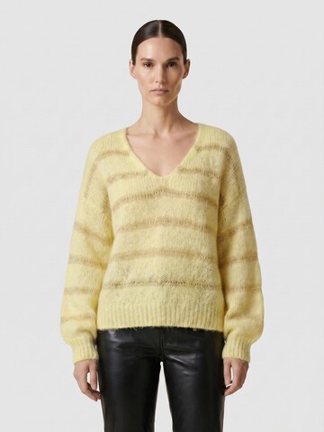 americandreams Pullover 'Katie'‌‌‌‌‌‌‌‌‌ in Gelb: Vorderseite