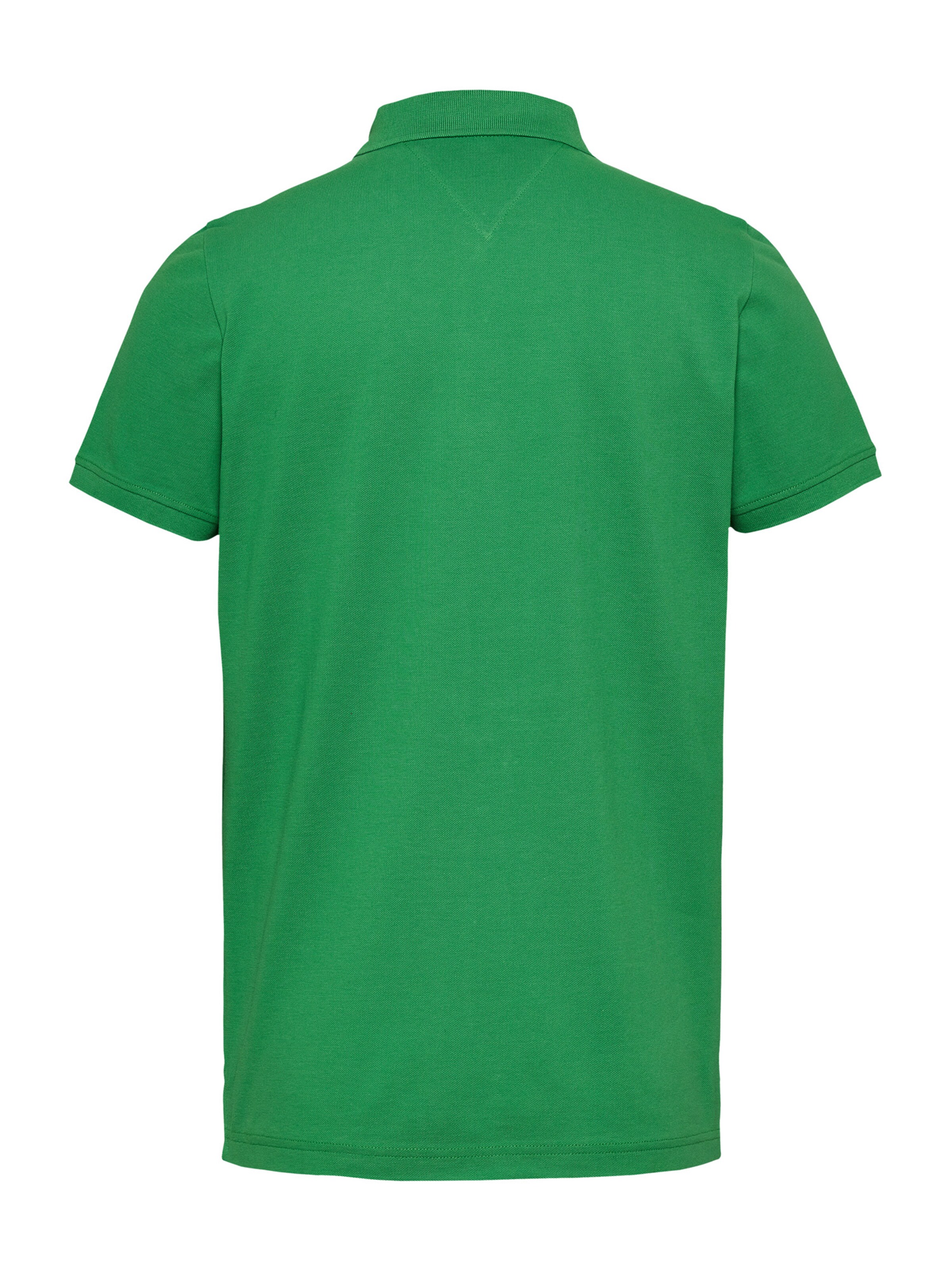 Tommy Jeans Тениска в зелено: отзад