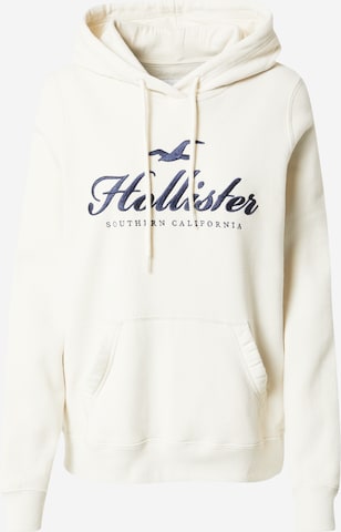 Sweat-shirt HOLLISTER en beige : devant