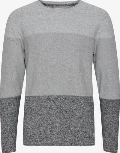 BLEND Pullover 'BHHans' in grau / hellgrau / dunkelgrau / schwarz / weiß, Produktansicht