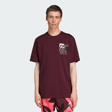 T-Shirt fonctionnel 'Mercedes - AMG Petronas Formula One Team' ADIDAS PERFORMANCE en rouge : devant