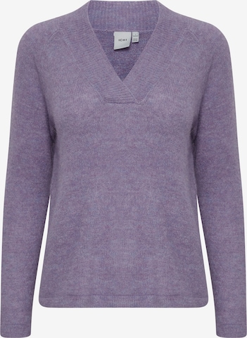 ICHI Pullover 'IHKamara' in Lila: Vorderseite