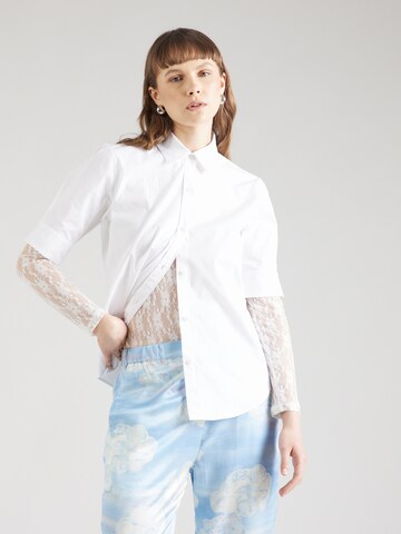 HUGO Blouse 'The Summer' in Wit: voorkant