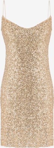 No Matter What Kleid in Gold: Vorderseite