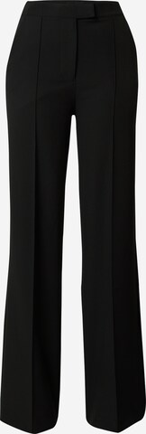 Wide Leg Pantalon à plis Karen Millen en noir : devant