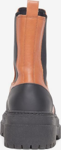 Chelsea Boots 'Chunky' SELECTED FEMME en orange