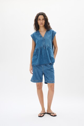 InWear Loosefit Broek 'Dacey' in Blauw