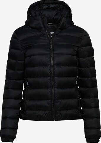 Superdry Between-Season Jacket 'Fuji' in Black: front