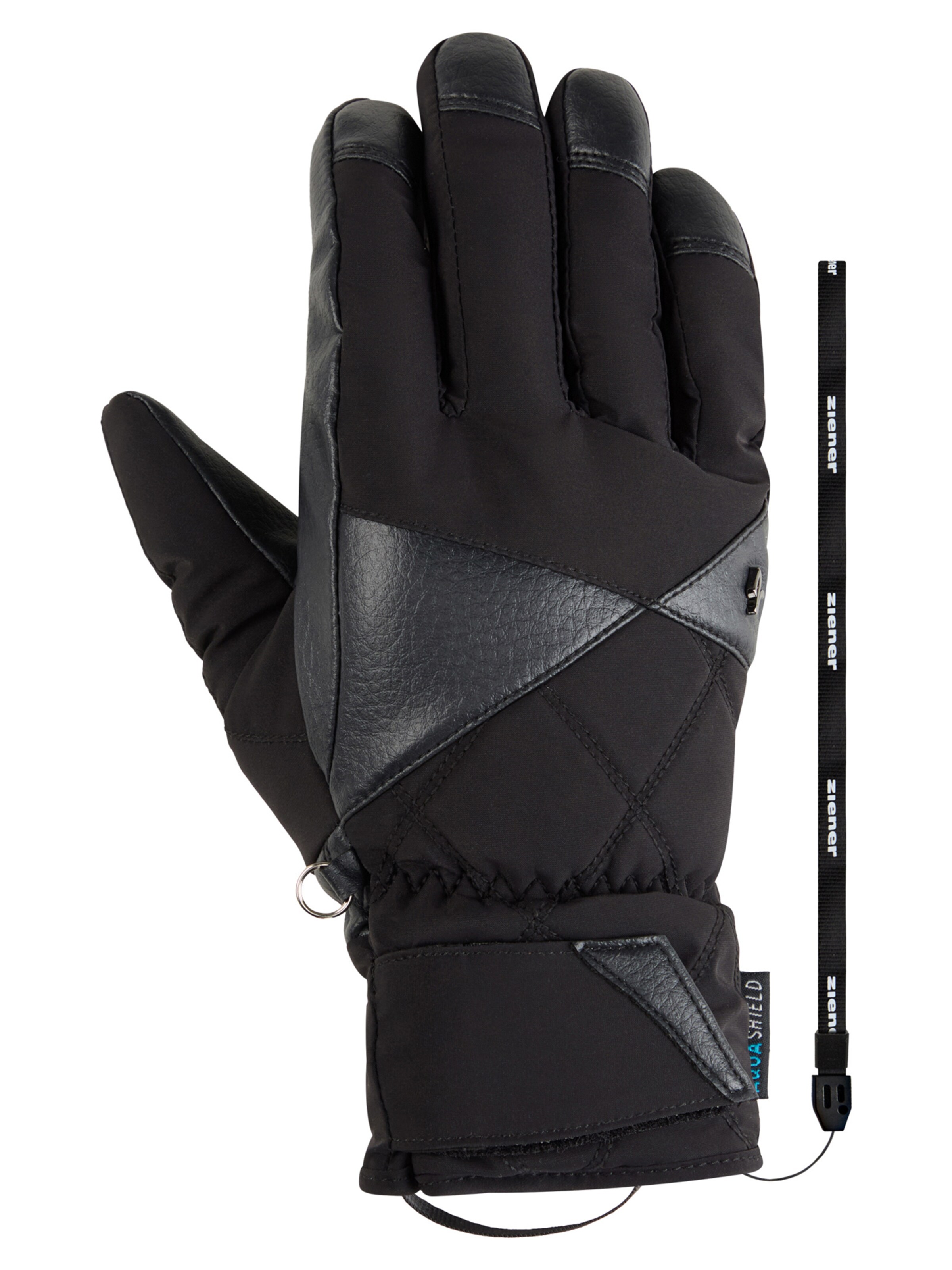 ZIENER Athletic Gloves 'Koana' in Black