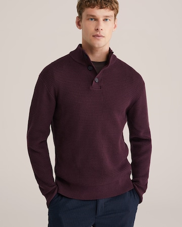 Pull-over WE Fashion en violet : devant
