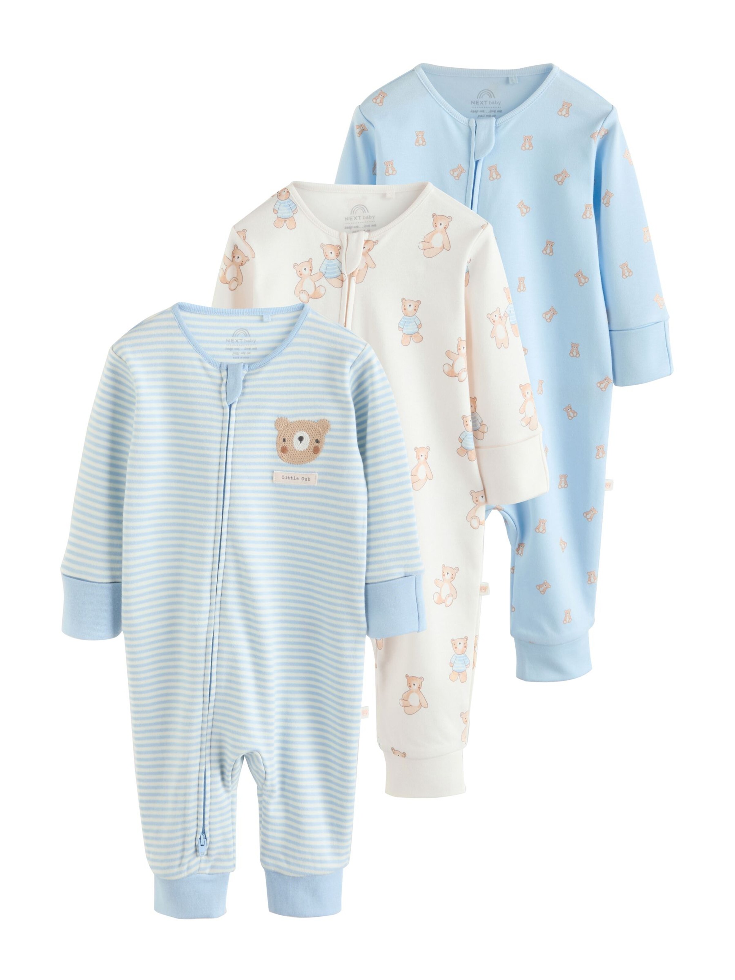 Next Schlafanzug in Blau: Vorderseite