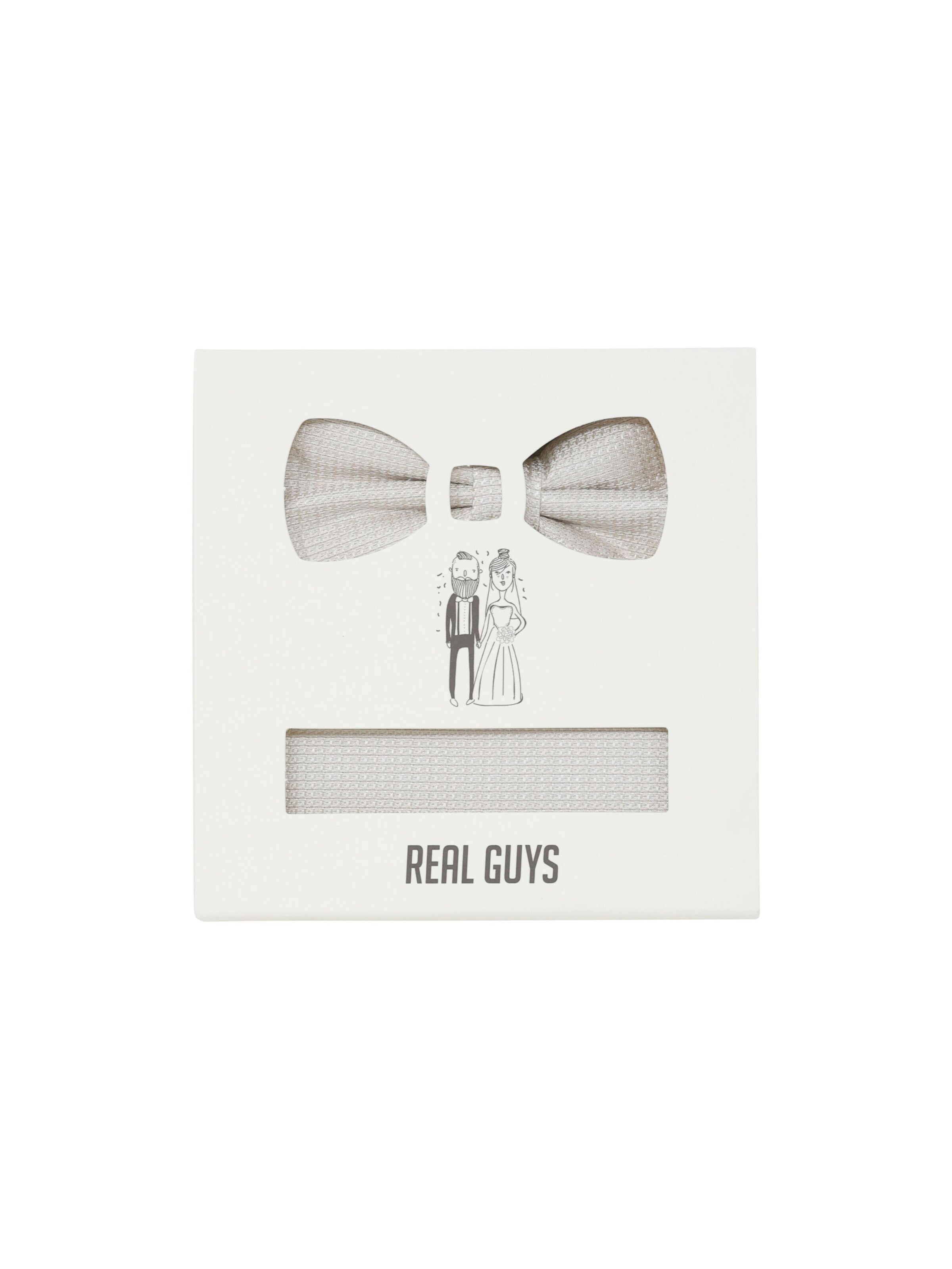 Real Guys Bow Tie in Beige