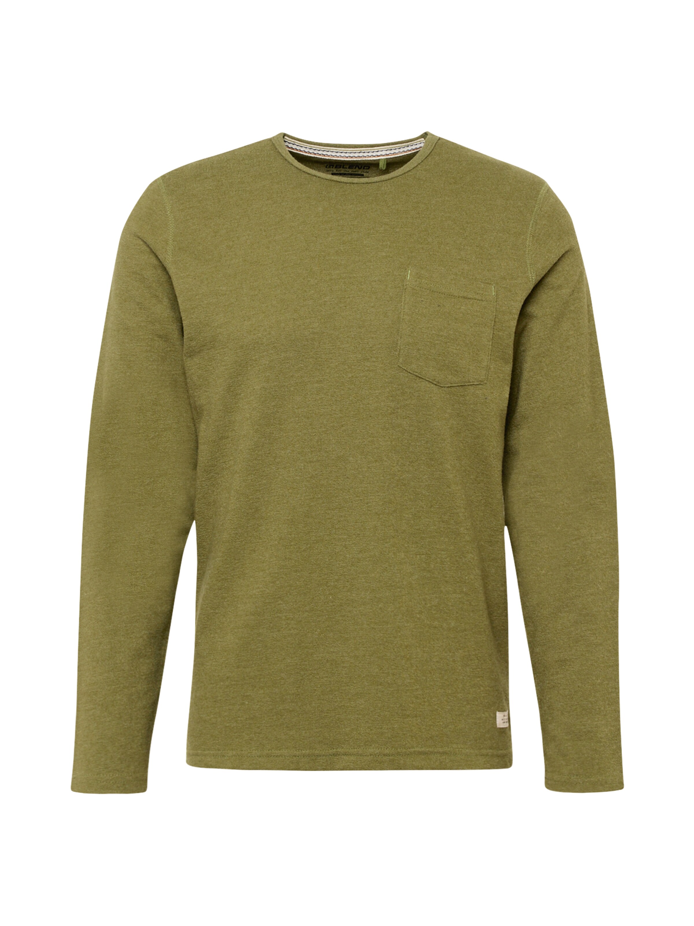 T-Shirt BLEND en vert : devant