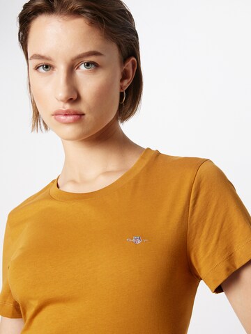 GANT T-Shirt in Braun