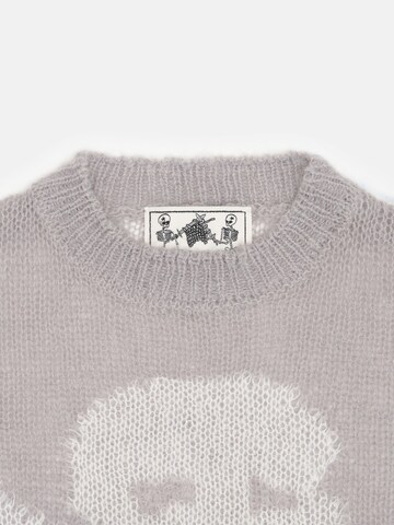 ENRAGE Oversizepullover 'LOOSE KNIT' in Grau
