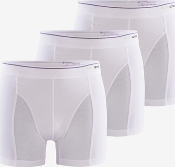 Blackspade Boxer shorts ' Tender Cotton ' in White: front