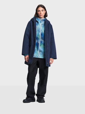 Parka mi-saison AIGLE en bleu : devant