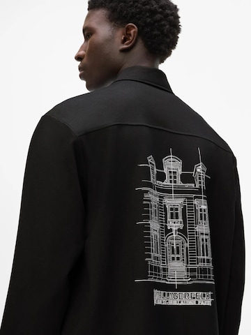 Karl Lagerfeld Bluza rozpinana w kolorze czarny