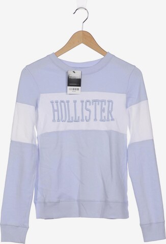 HOLLISTER Sweatshirt & Zip-Up Hoodie in XS in Blue: front